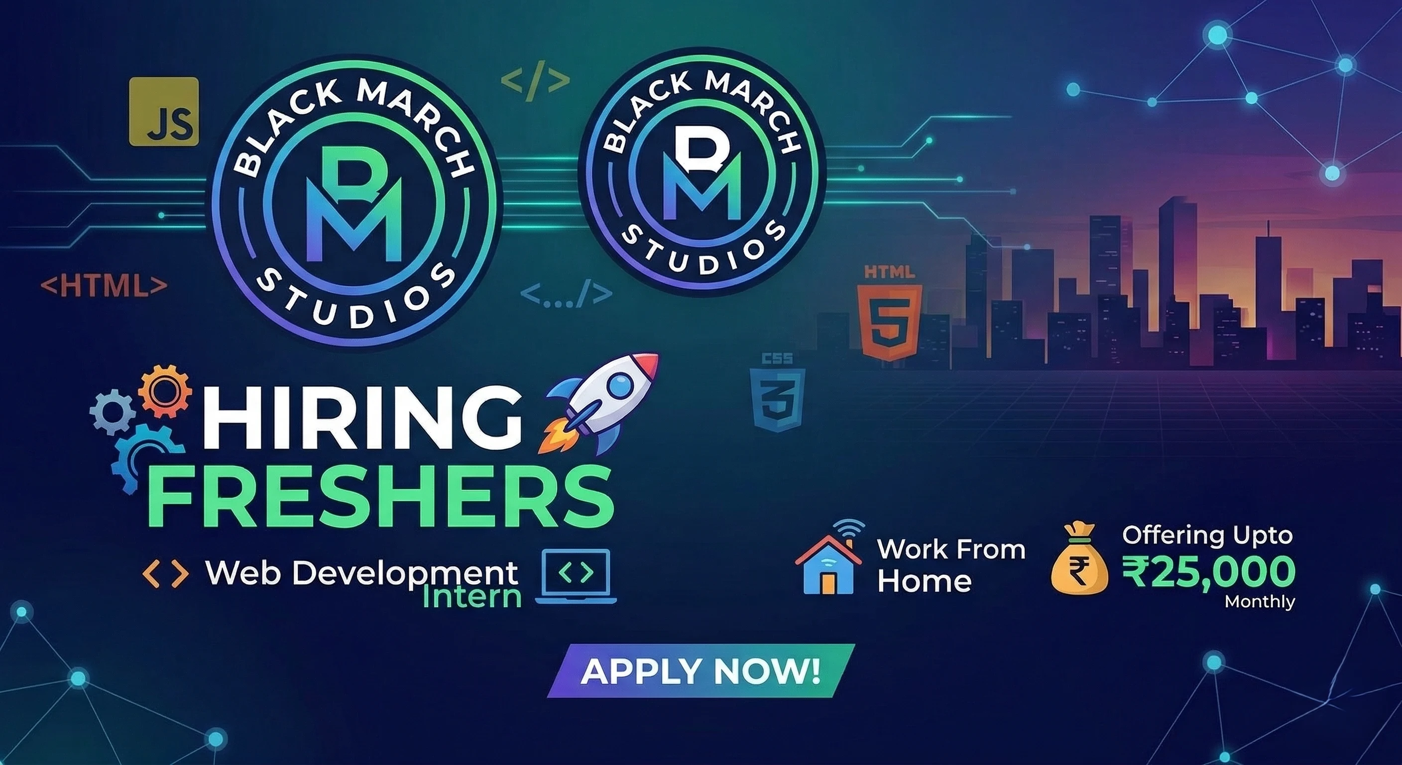 Black March Studios hiring freshers