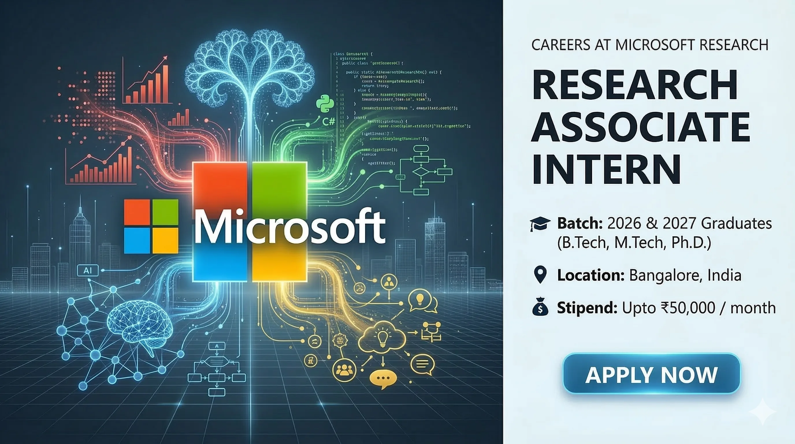 Microsoft hiring intern