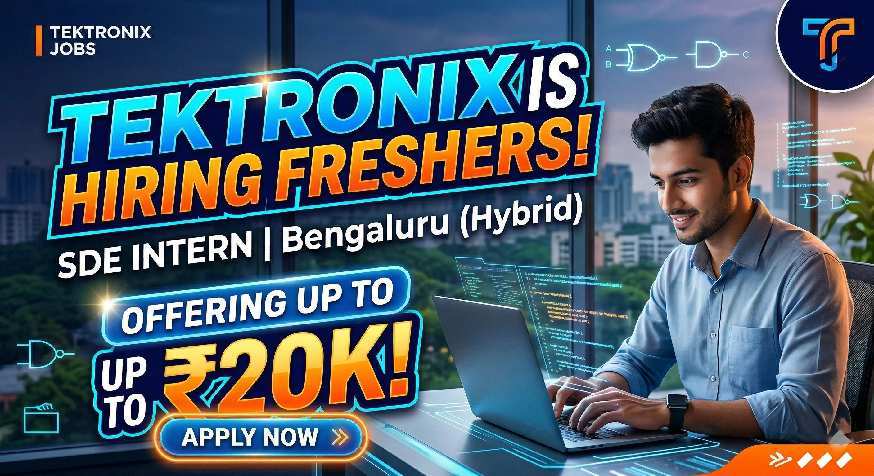 Tektronix hiring freshers