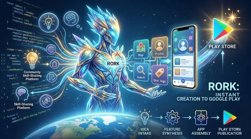 Rork AI App Builder - Build Play Store Apps from a Single Prompt
